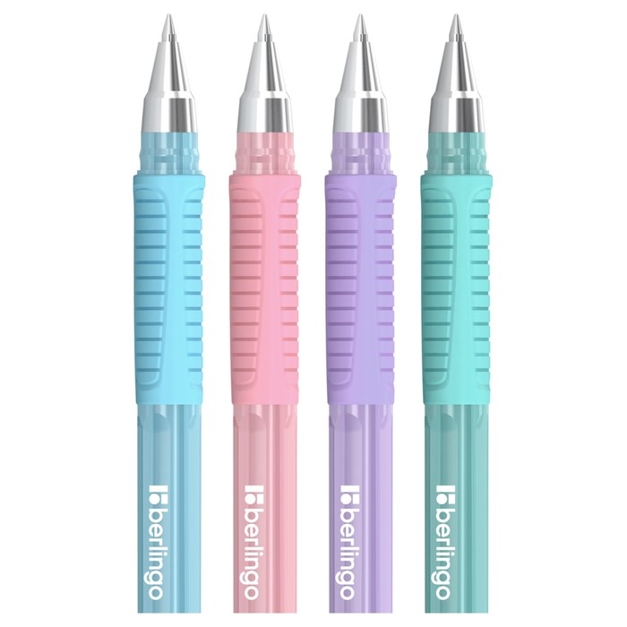 Ручка шариковая Berlingo  Ручка шариковая Berlingo "Aviator Pastel" синяя, 0,7мм, грип, корпус микс