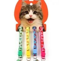 Набор ошейников для кошек &laquo;Пижон. Фрукты&raquo;, 19-32&times;1 см, 4 шт.