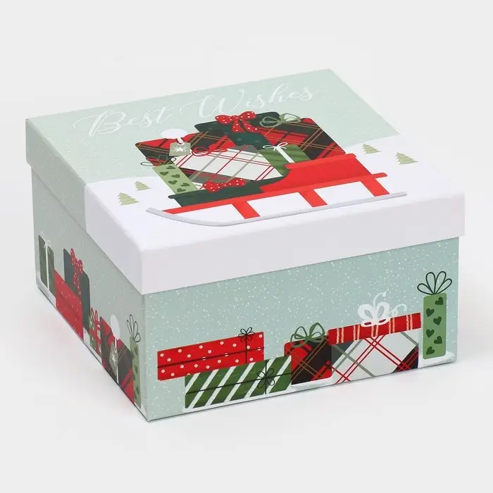 Набор подарочных коробок 6в1 «Тепла и уюта», 10 х 10 х 6 - 20 х 20 х 11 см, Новый год Набор подарочных коробок 6в1 «Тепла и уюта», 10 х 10 х 6 - 20 х 20 х 11 см, Новый год