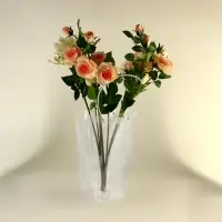 Сумка для цветов прозрачная, влагостойкая, 35&times;26&times;13 см