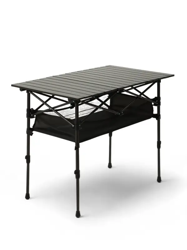 Стол туристический Maclay, 95&times;55&times;50/74 см, с органайзером, чёрный