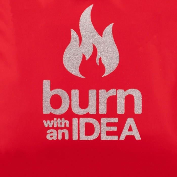 Рюкзак школьный текстильный Burm with IDEA, цвет красный, 38 х 12 х 30 см