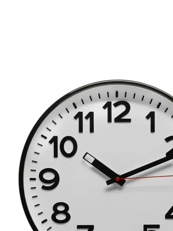 Часы настенные классические, d=30.5 см, объёмные цифры, от батарейки 1&times;АА