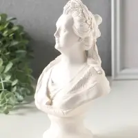 Бюст &laquo;Екатерина II&raquo;, фигура гипс, 21 см, белый