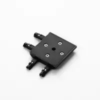 Коннектор угловой SLIM г-образный, 4-жильный, чёрный, 0.7&times;4&times;2 см