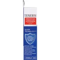 Лейкопластырь медицинский бактерицидный TENERIS Sensitive, нетканная основа, 7.6&times;1.9 см, 20 шт.