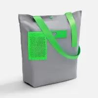 Шопер-конструктор Taga с зелеными элементами