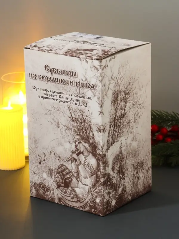 Копилка "Лошадь" 12х14,5х24,5 см, золото