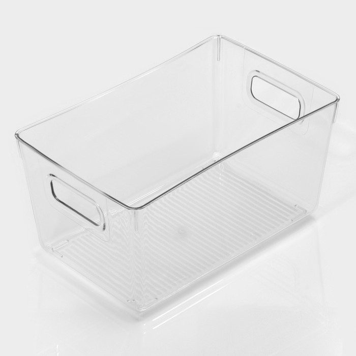 Контейнер для холодильника RICCO, 26,5×17×13 см, цвет прозрачный Контейнер для холодильника RICCO, 26,5×17×13 см, цвет прозрачный