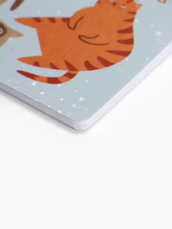 Блокнот А6, 32 л., софт тач, в точку «Коты» Блокнот А6, 32 л., софт тач, в точку «Коты»