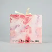 Коробка подарочная складная, упаковка, «Приятных моментов», 20 х 18 х 5 см