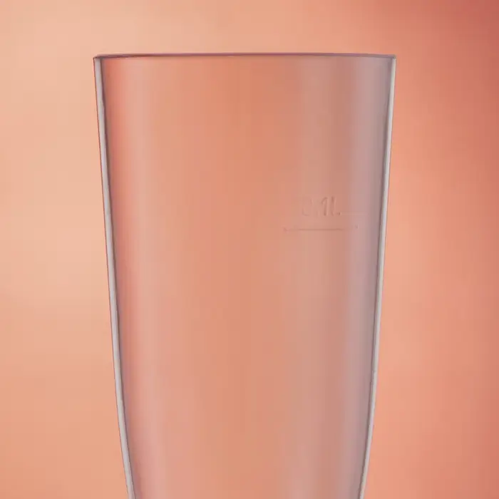 Бокал одноразовый для шампанского «Флютэ», 100 мл, пластик, МИКС