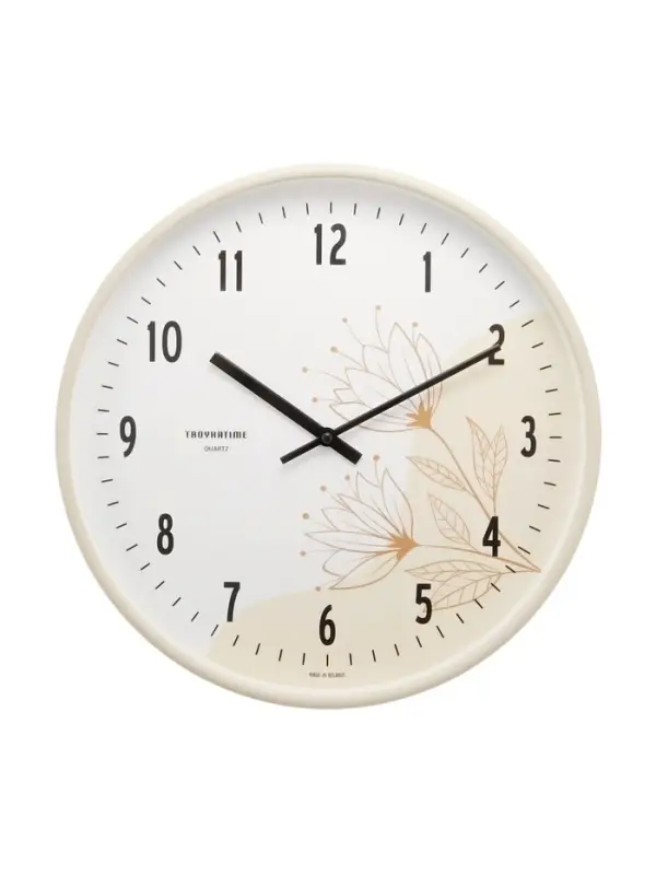 Часы настенные интерьерные &laquo;Цветы&raquo;, плавный ход, d=30.5 см