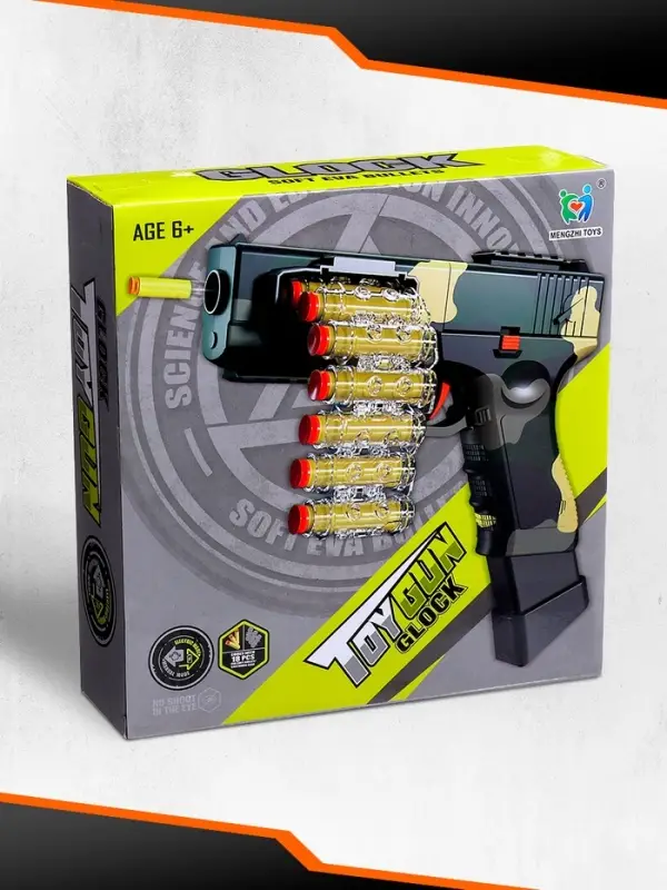 Пистолет &laquo;Глок&raquo;, детский, аккумулятор, ленточная подача патронов, пули на присосках