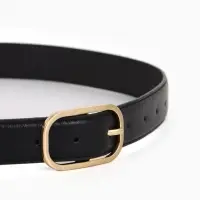 Ремень жен 05-01-01-01, Июнь2512, 3*0,3*110 см, без винта, пряж золото, 1 прокол, черный Ремень жен 05-01-01-01, Июнь2512, 3*0,3*110 см, без винта, пряж золото, 1 прокол, черный