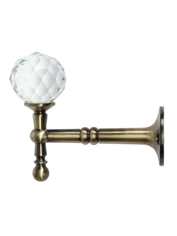 Крючок - держатель для штор на стену CAPPIO KS043, металлический, цвет бронза, 2 шт Крючок - держатель для штор на стену CAPPIO KS043, металлический, цвет бронза, 2 шт