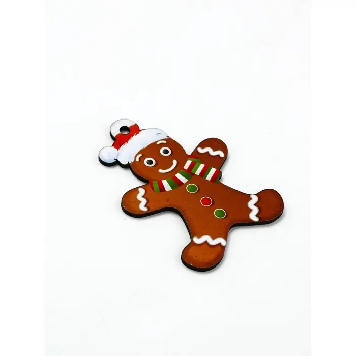 Подвеска новогодняя деревянная &laquo;Печенька&raquo;, набор 10 шт.