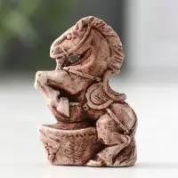 Фигурка «Лошадь на дыбах малая», 2×3×4.5 см, шоколад
