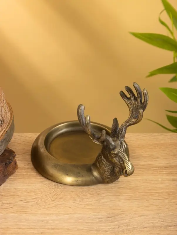 Подставка для бутылки  Подставка для бутылки "Лось" 18х14х14 см, алюминий