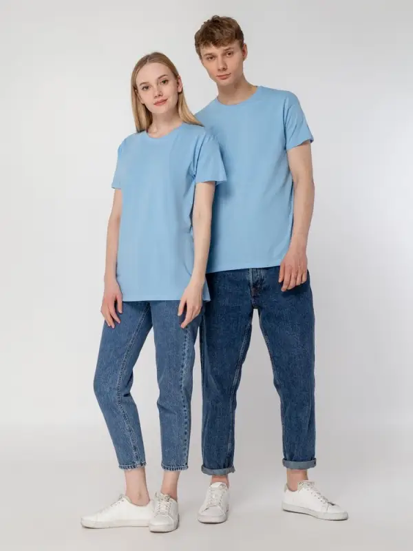 Футболка Regent 150 голубая, размер XS