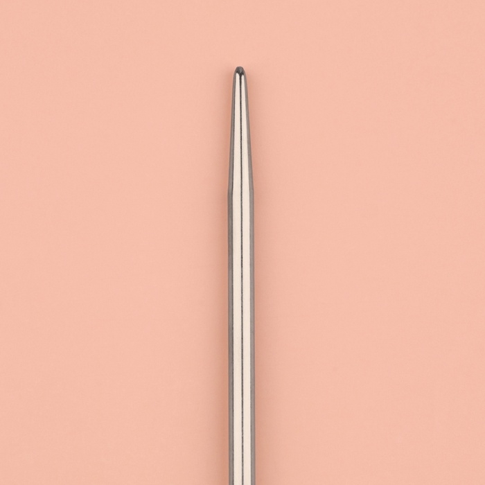 Спицы круговые, для вязания, с металлическим тросом, d = 2,5 мм, 14/80 см Спицы круговые, для вязания, с металлическим тросом, d = 2,5 мм, 14/80 см