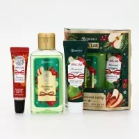 URAL LAB Арома Саунд Набор гель для душа, крем для рук и бальзам для губ, яблоко URAL LAB Арома Саунд Набор гель для душа, крем для рук и бальзам для губ, яблоко