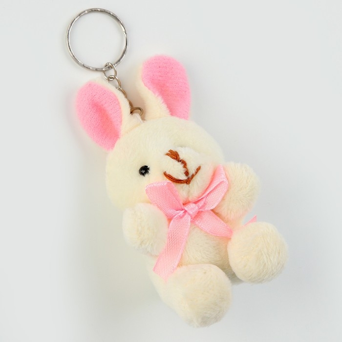 Мягкая игрушка «Кролик» на подвесе, 7 см, цвета МИКС Мягкая игрушка «Кролик» на подвесе, 7 см, цвета МИКС