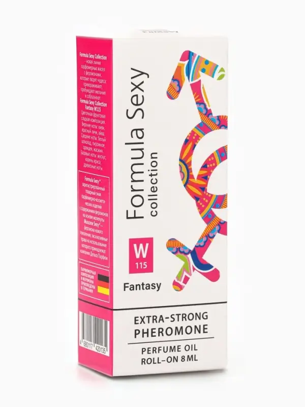 Парфюмерное масло женское с феромонами Formula Sexy Collection Fantasy W115, 8 мл (по мотивам Fantasy (B.Spears)