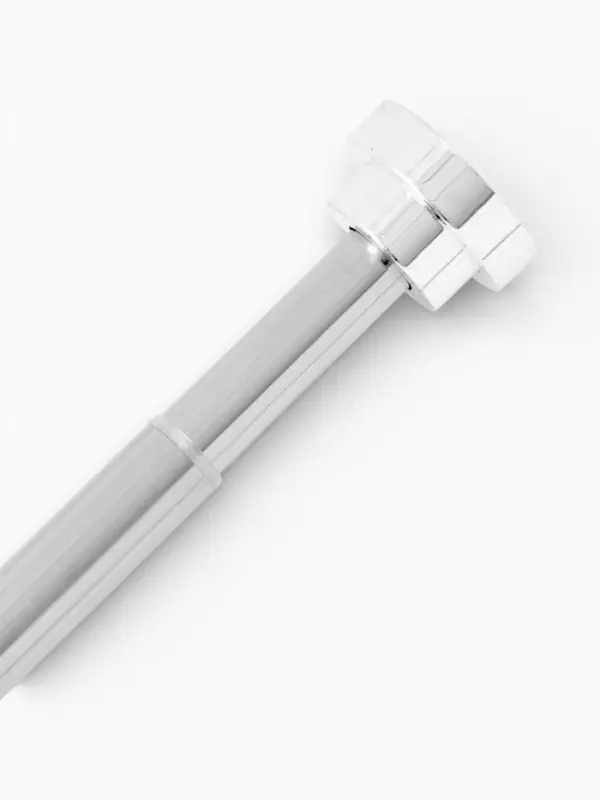 Карниз для ванной &laquo;Доляна&raquo;, телескопический, 116-220 см, стальной, хром