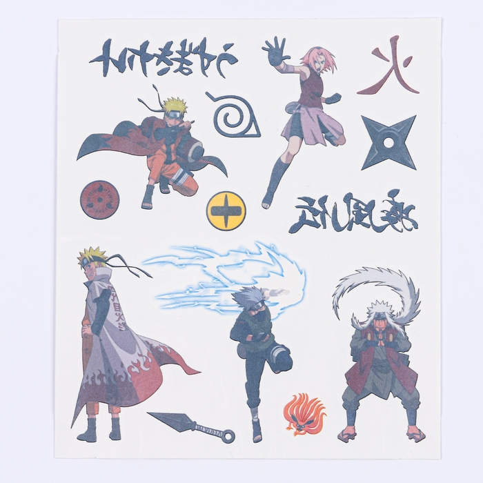 Переводные татуировки «Naruto» Переводные татуировки «Naruto»