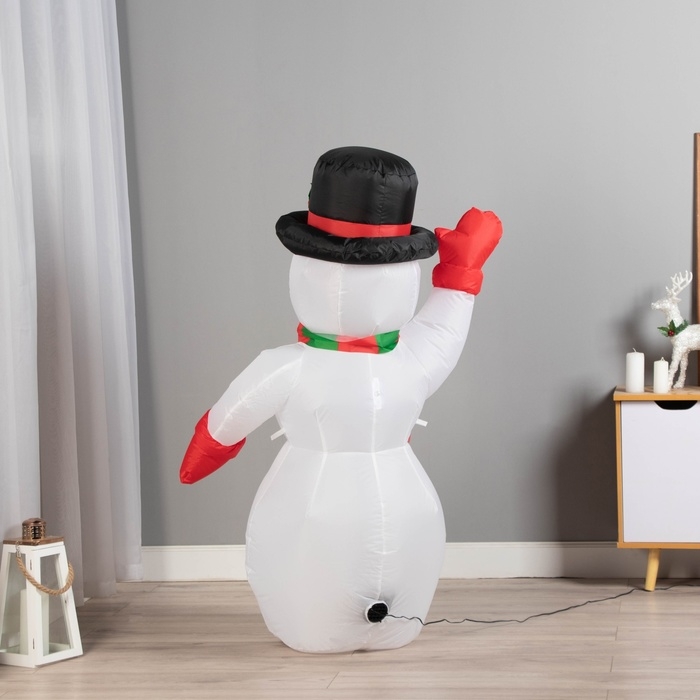 Надувная фигура  Надувная фигура "Снеговик" светится, 120 см