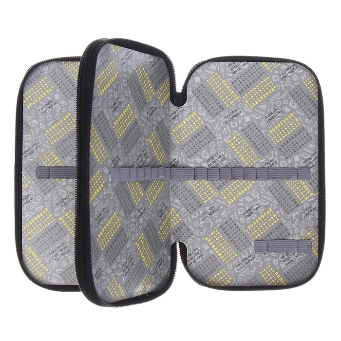 Пенал 2 секции, 125 х 205 х 40 мм, Calligrata 30П26/2  Пенал 2 секции, 125 х 205 х 40 мм, Calligrata 30П26/2 "Аниме game", ламинированный картон