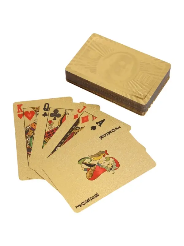 Карты игральные пластиковые &laquo;100 долларов&raquo;, 54 шт., 30 мкм, 8.5&times;4.5 см, в шкатулке