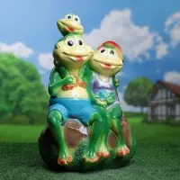Садовая фигура из гипса &laquo;Семья лягушек&raquo;, 59&times;31&times;40 см