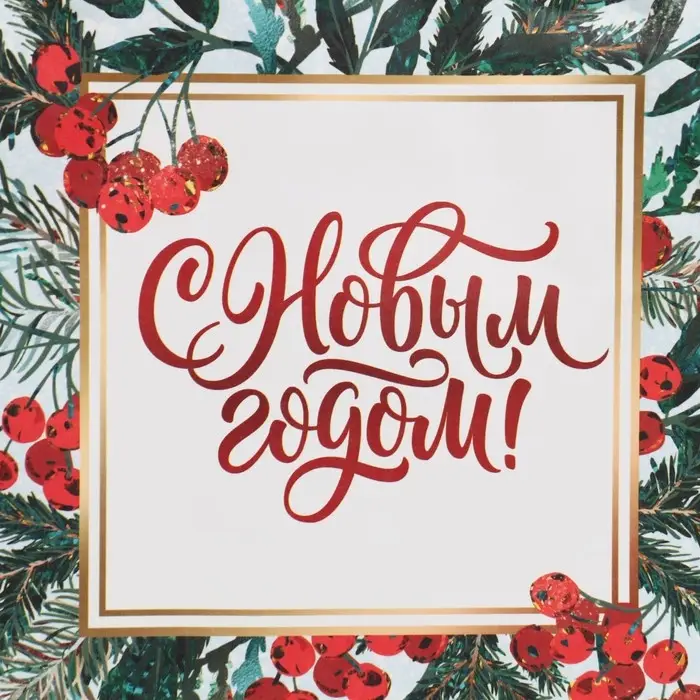 Пакет подарочный крафтовый «Рябина», 25 х 22 х 12 см Пакет подарочный крафтовый «Рябина», 25 х 22 х 12 см