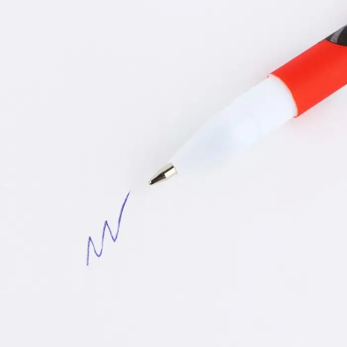 Ручка шариковая, синяя паста 0.7 мм, с колпачком, пластик «Енотики» Ручка шариковая, синяя паста 0.7 мм, с колпачком, пластик «Енотики»