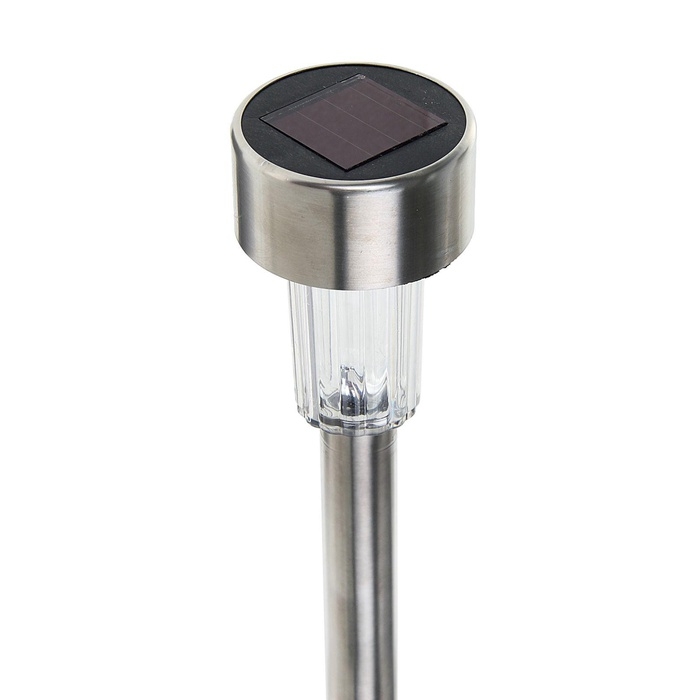 Садовый светильник на солнечной батарее «Цилиндр», 5.5×35×5.5 см, 1 LED, свечение белое