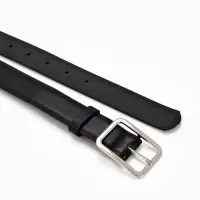 Ремень женский Classic, 110&times;3 см, пряжка металл, серебристая, чёрный