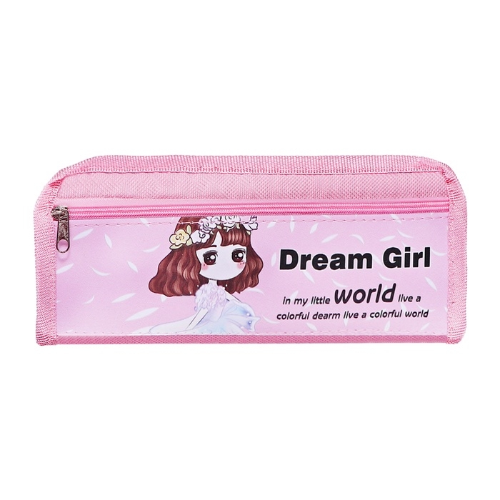 Пенал школьный  Пенал школьный "Аниме" на молнии, 2 отделения, МИКС