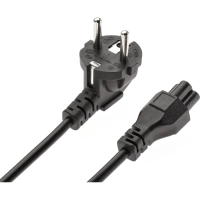 Кабель (питания)ноут 3-pin(угл. Евровилка) 3Gx0.5mm2 1.8м iOpen ACE022-1.8M