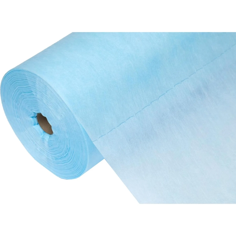 Простыня в рулоне 80х200, голубой SMS, Выбор, 12416 100шт/рул