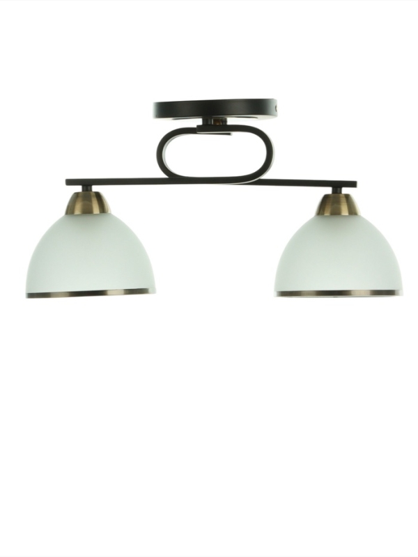 Люстра Люстра "Рендо" 2хЕ27 40Вт черно-бронзовый 44х15х23 см