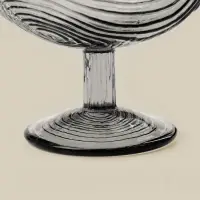 Креманка SL-Home &laquo;Барк&raquo;, 300 мл, h=10.5 см, стекло, серая