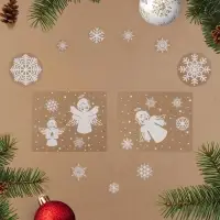 Наклейки на окна &laquo;Новогодние&raquo;