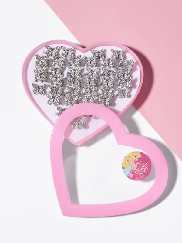 Кольцо детское Выбражулька «Бабочка», стразы, белое в серебре, безразмерное Кольцо детское Выбражулька «Бабочка», стразы, белое в серебре, безразмерное