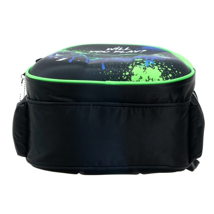 Рюкзак каркасный школьный Calligrata  Рюкзак каркасный школьный Calligrata "Джойстик" + брелок, 39 х 30 х 14 см