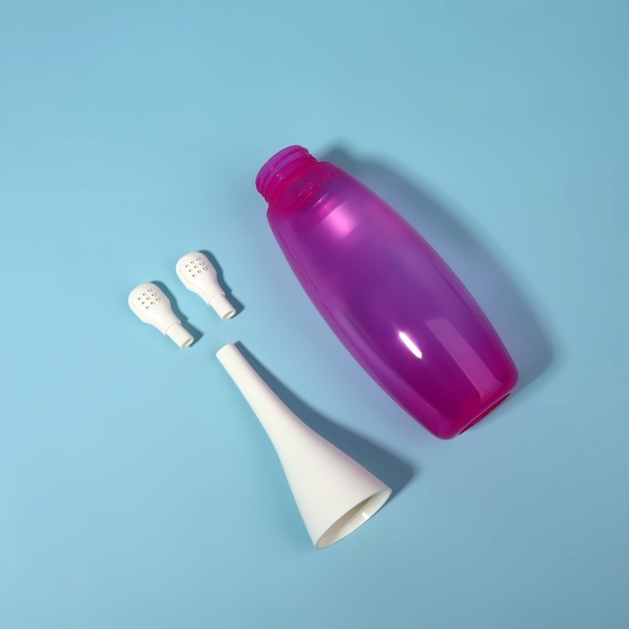 Портативный душ - биде, со сменной насадкой, 450 мл, цвет розовый Портативный душ - биде, со сменной насадкой, 450 мл, цвет розовый