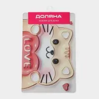 Коврик для дома Доляна Love, влаговпитывающий, 40&times;60 см