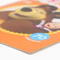 Наклейки-кружочки &laquo;Счёт&raquo;, 16 стр., А5, Маша и Медведь