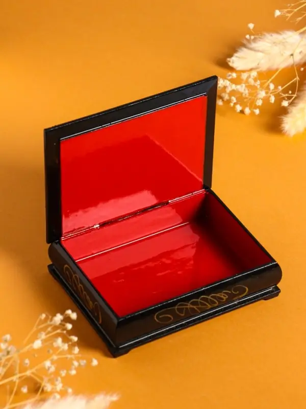 Шкатулка «Конь на лугу», 10×14 см, лаковая миниатюра